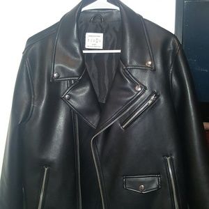 Vegan leather jacket